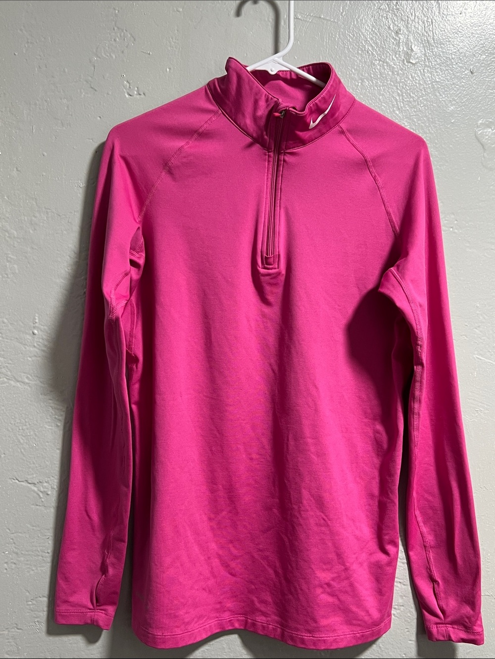 Nike Pro Combat 1/4 Zip Jacket Long Sleeve Dri-fit Women’s Fitted Large -Purple - Picture 2 of 6